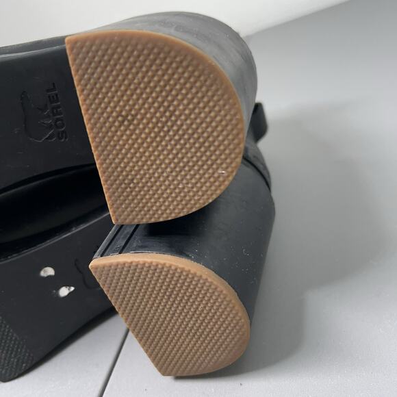 Sorel JOAN NOW™ Women's Chelsea Boot 11 Black NL3303-010 Heeled Leather - Picture 10 of 14